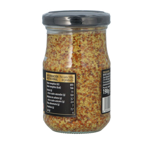 Salsa de mostaza a la Antigua Dijon DELEITUM 190g image number