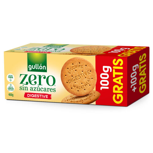 Galletas Digestive Zero GULL&Oacute;N 400g image number