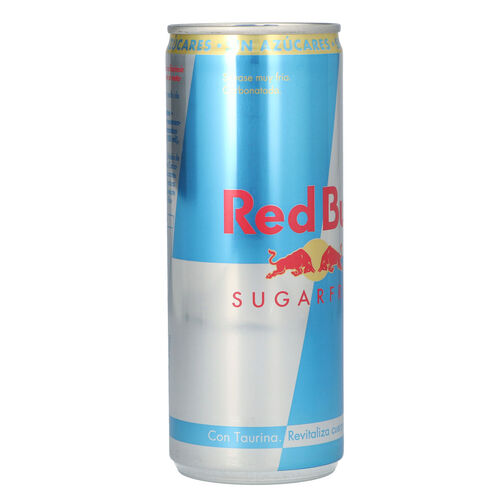 Bebida energ&eacute;tica RED BULL sugar free lata 250ml image number