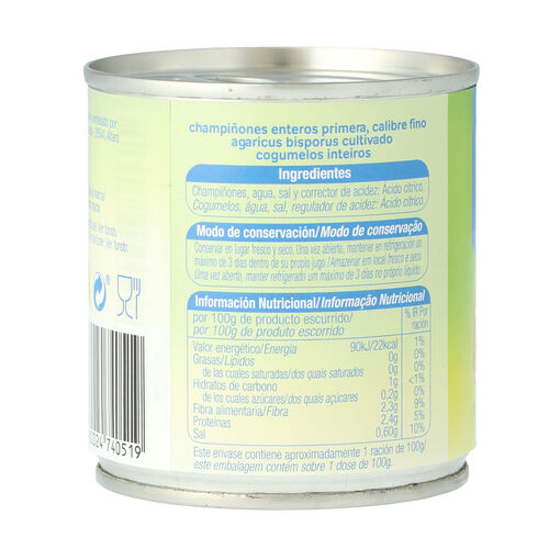 CHAMPINON ALTEZA ENTERO 185g. image number