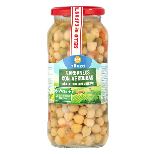 Garbanzo con verdura ALTEZA 540g image number