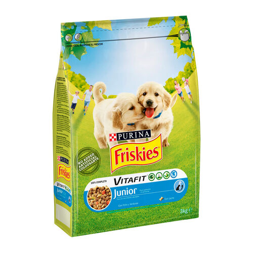 Comida seca para perro junior pienso FRISKIES 3kg image number