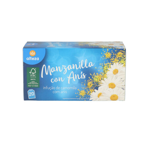 Manzanilla an&iacute;s ALTEZA 20 sobres image number