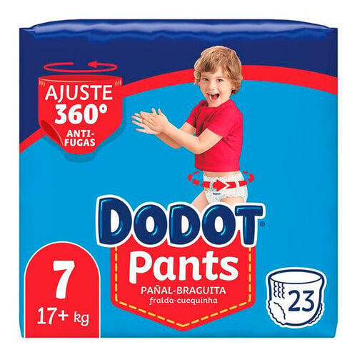 PAÑALES DODOT PANTS TALLA 7 23uds image number