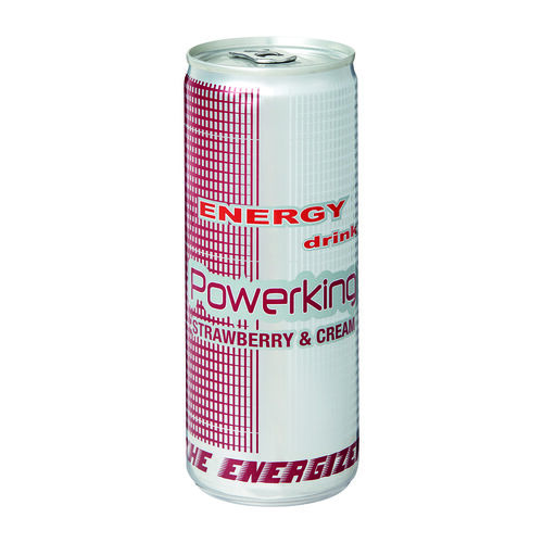 Bebida energetica strawberry & Cream POWERKING 25cl image number