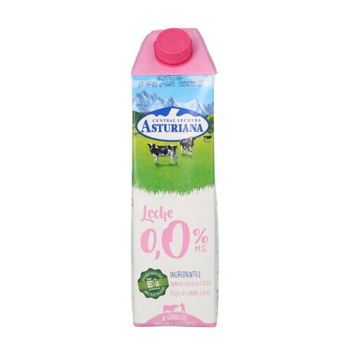 Leche 0,0% Central Lechera ASTURIANA 1L image number