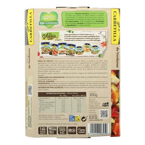 Pisto verduras CARRETILLA 240g image number