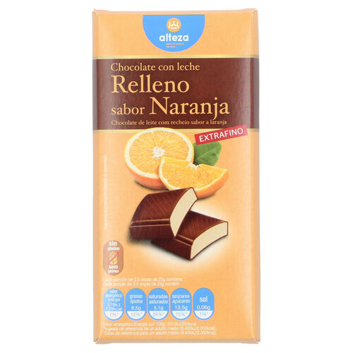 CHOCOLATE ALTEZA NARANJA 100g image number
