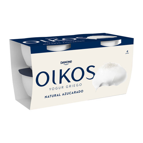 Yogur griego natural azucarado OIKOS 4x110g image number