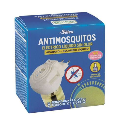 INSECTICIDA ELECTRICO ANTIMOSQUITOS APARATO + RECAMBIO LIQUIDO SELEX image number