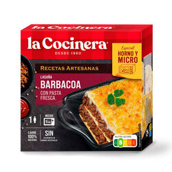 Lasaña barbacoa COCINERA 280g