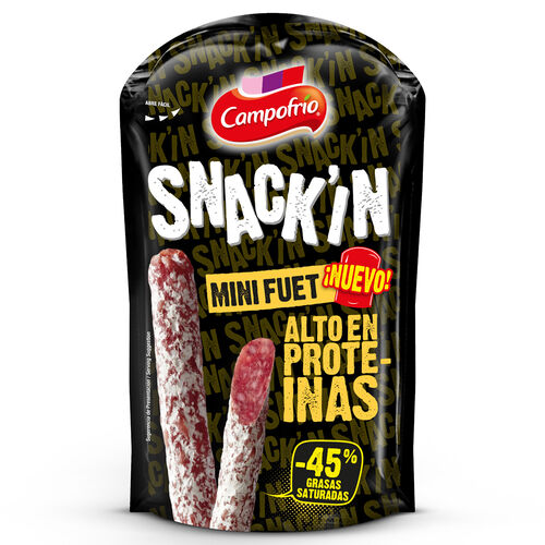 Snack'In Mini Fuet CAMPOFR&Iacute;O 50g image number