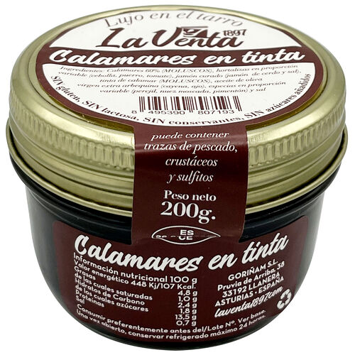 Calamares en tinta LA VENTA 200g image number