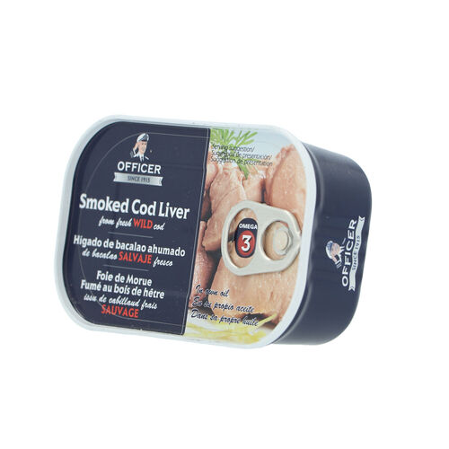 H&iacute;gado bacalao OFFICER 120g image number