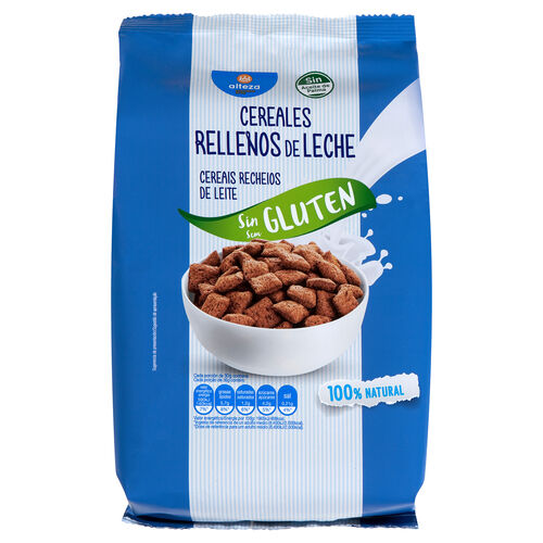Cereales rellenos de leche sin gluten ALTEZA 400g image number