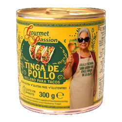 Relleno para tacos Tinga de Pollo GOURMET PASSION 300g