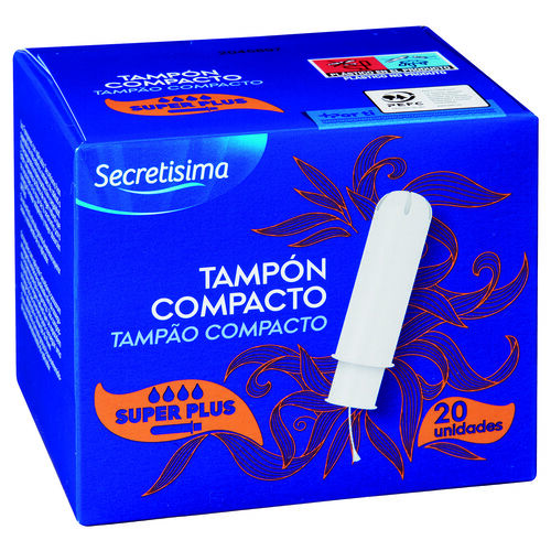 Tamp&oacute;n Compacto Super Plus SECRETISIMA 20uds image number