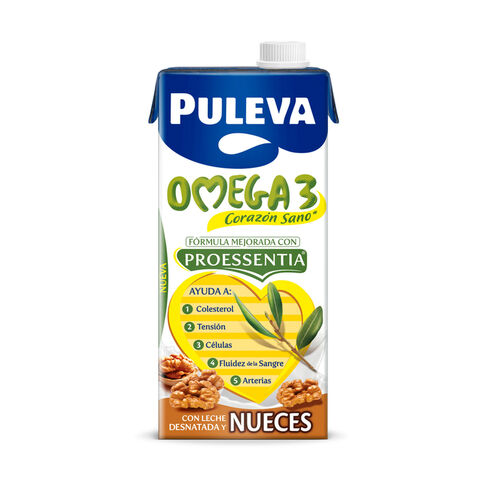 BEBIDA LACTEA OMEGA-3 CON NUEZ PULEVA 1L image number