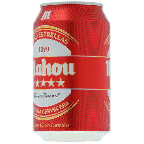 Cerveza MAHOU 5 Estrellas 33cl image number