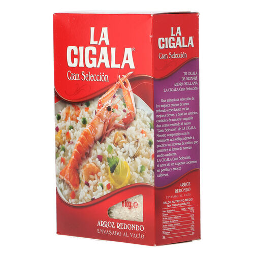 Arroz redondo LA CIGALA 1kg image number