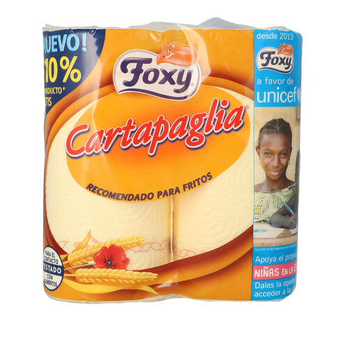 PAPEL DE COCINA CARTAPAGLIA FOXI 2uds image number