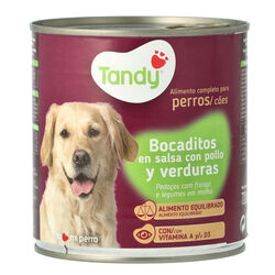 ALIMENTO PARA PERRO BOCADITO CON POLLO Y VERDURA TANDY 720g
