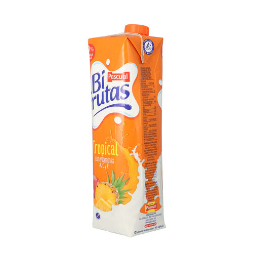 FRUTA + LECHE BIFRUTAS PASCUAL TROPICAL 1L image number
