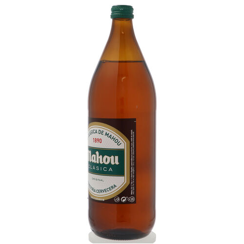 Cerveza Cl&aacute;sica MAHOU 1L image number