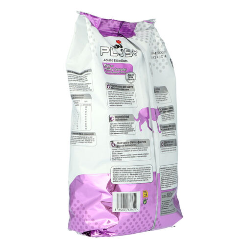 Alimento para gato esterilizado con pollo y cereales TANDY Plus 800g image number