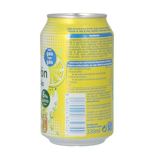 REFRESCO LIMON 6% ZUMO ALTEZA LATA 33cl image number