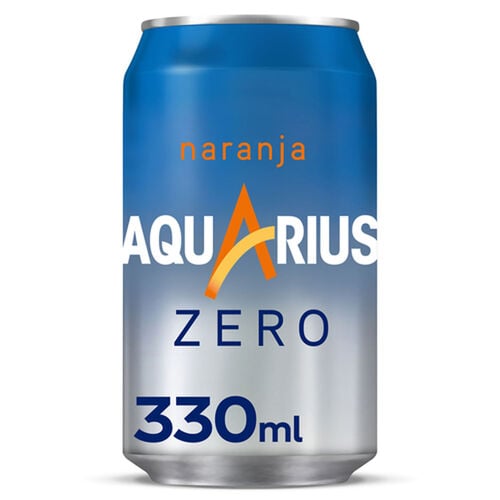 Bebida isot&oacute;nica sabor naranja Zero azucares AQUARIUS 33cl image number