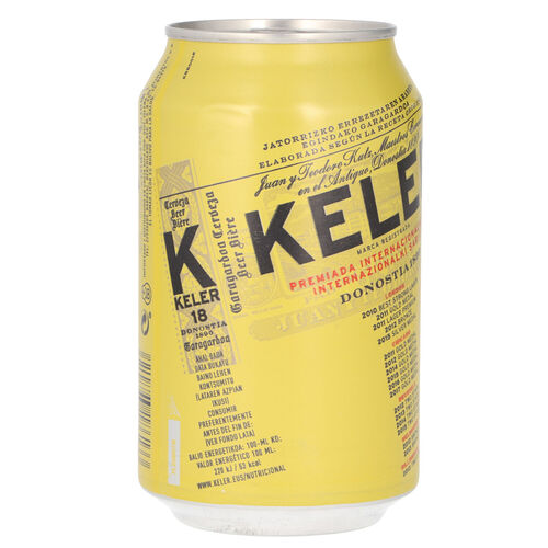 CERVEZA KELER LATA 33 CL image number