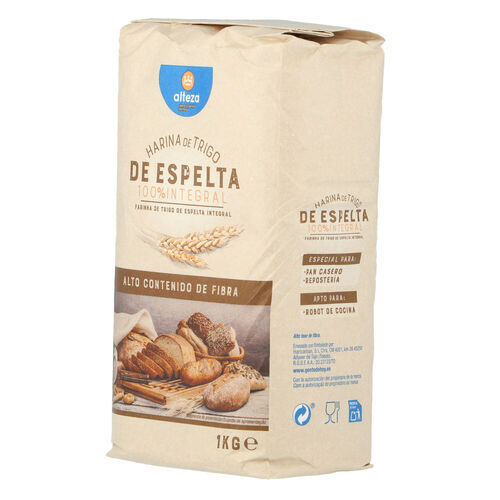 HARINA ESPELTA INTEGRAL ALTEZA 1kg image number