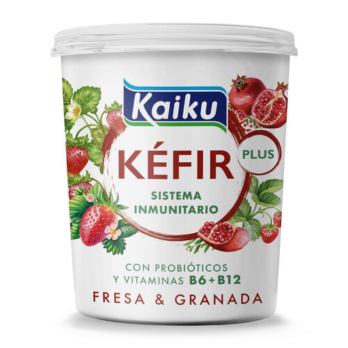K&eacute;fir con fresa y Granada KAIKU 350g image number