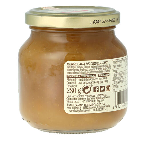 VIEJA FABRICA DIET CIRUELA 280g image number