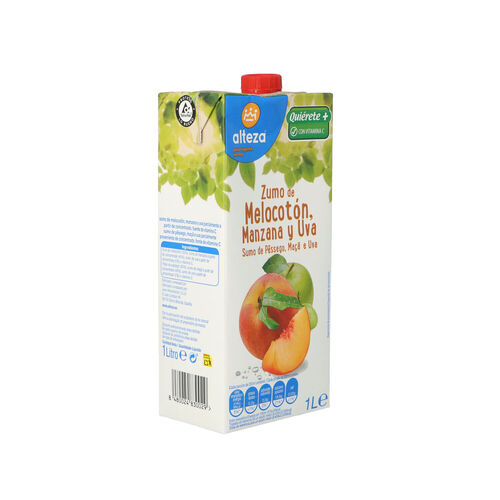 Zumo de melocoton ,uva y manzana ALTEZA 1L image number