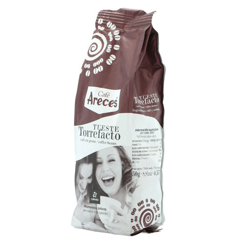 Caf&eacute; ARECES grano torrefacto 250g image number