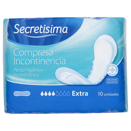 COMPRESA INCONTINENCIA NORMAL SECRETISIMA 12uds image number