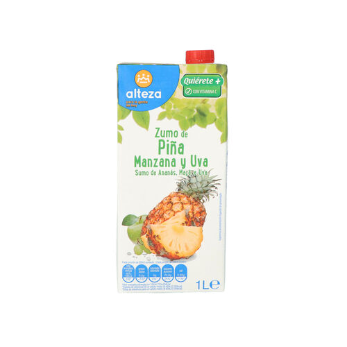 ZUMO DE PIÑA,UVA Y MANZANA ALTEZA 1L image number