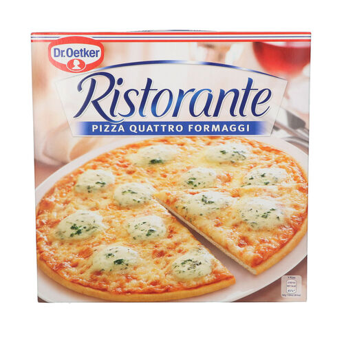 Pizza congelada quattro formaggi RISTORANTE 340g image number