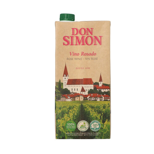 Vino rosado DON SIMON brik 1L image number