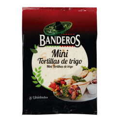 TORTILLA MINI DE TRIGO BANDEROS 8uds