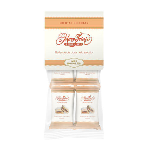 Hojitas selectas rellenas de caramelo salado MARY TRINI 256g image number