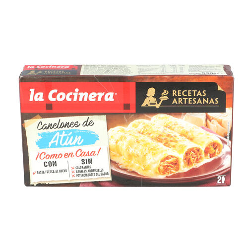 CANELONES DE ATUN COCINERA CONGELADOS 500g image number