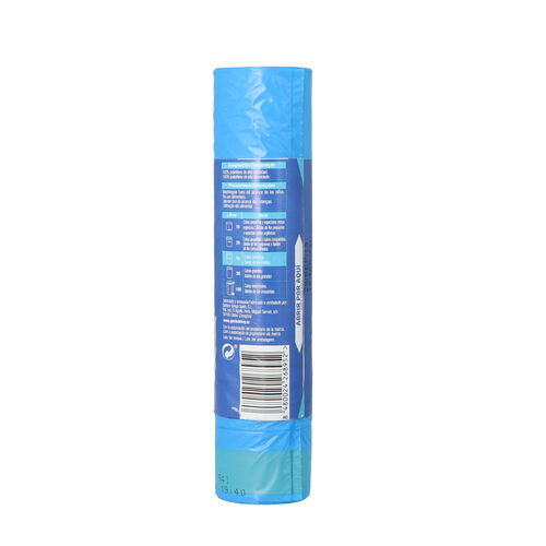 BOLSA DE BASURA AZUL AUTOCIERRE SELEX 30L 15 BOLSAS image number