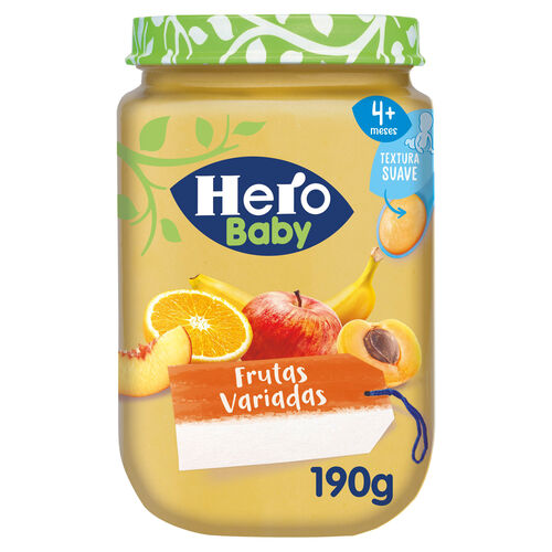 Tarrito frutas variadas HERO baby 190g image number