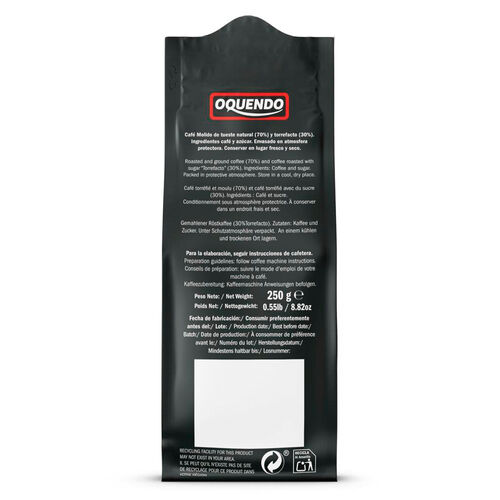 Caf&eacute; molido mezcla OQUENDO 250g image number