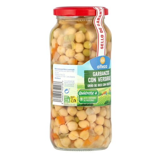 Garbanzo con verdura ALTEZA 540g image number
