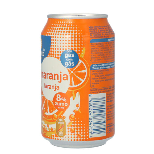 REFRESCO NARANJA 8% ZUMO ALTEZA LATA 33cl image number