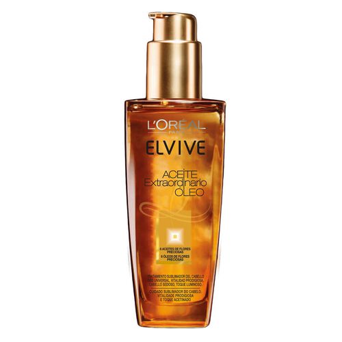 ACEITE TRATAMIENTO CABELLO EXTRAORDINARIO ELVIVE 100ml image number